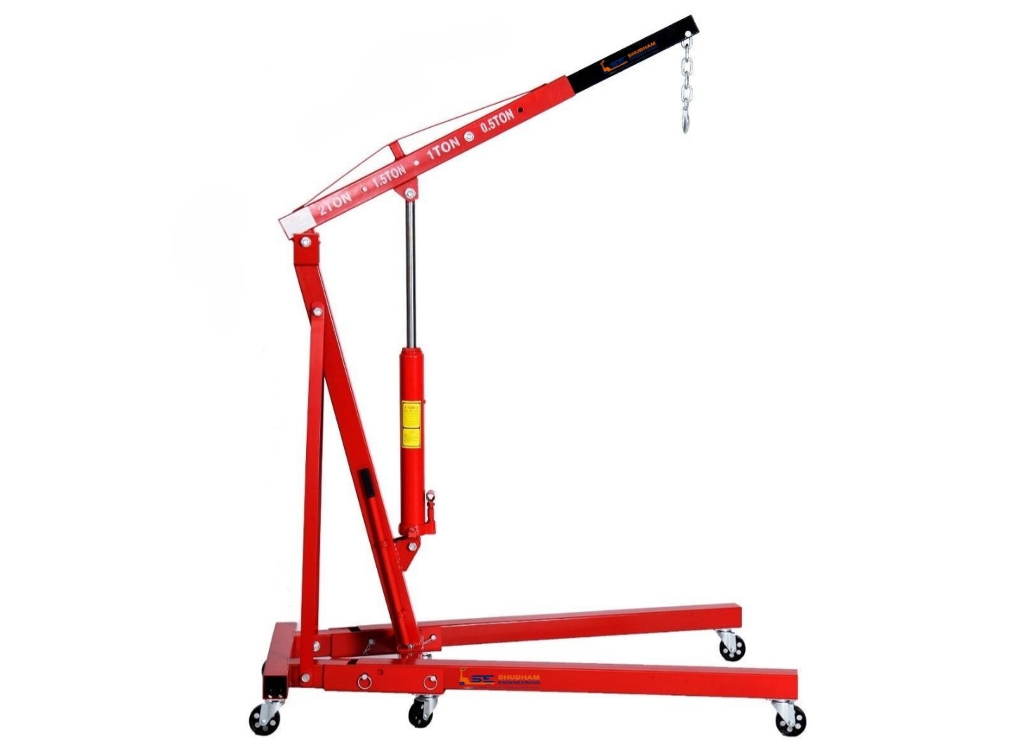 Mobile floor crane 